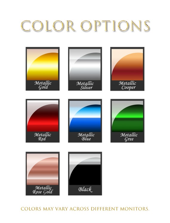 Custom Metallic Stickers