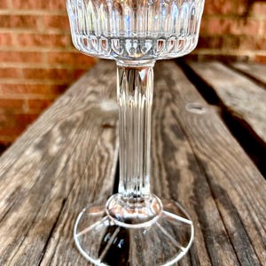 Shannon Crystal Vintage Pillar Candlestick Holder