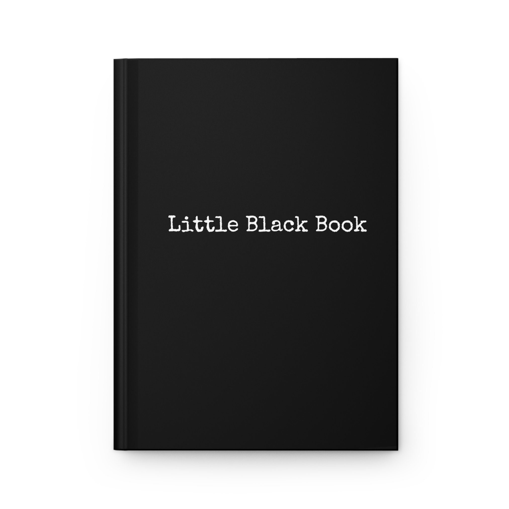 Little Black Book, Black Notebook, Handbound Writing Journal, Hardback  Sketchbook, Handcrafted Diary, Wedding Guest Book, Address Book 