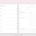 Printable Weekly Planner Half Letter Size | Weekly Planner Inserts Half ...