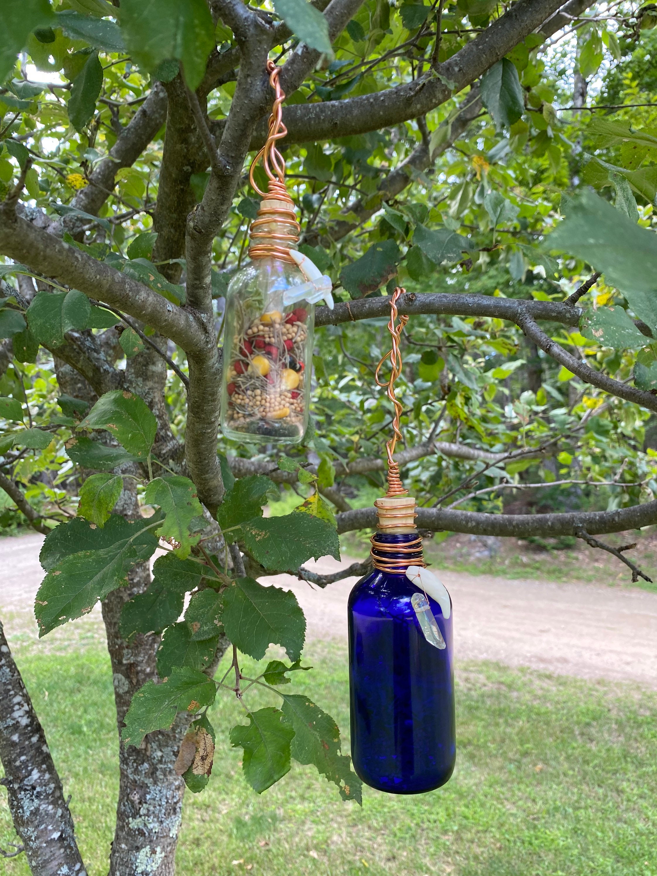 Spirit Trap Bottles Preworked Witchcraft Magical Home Etsy