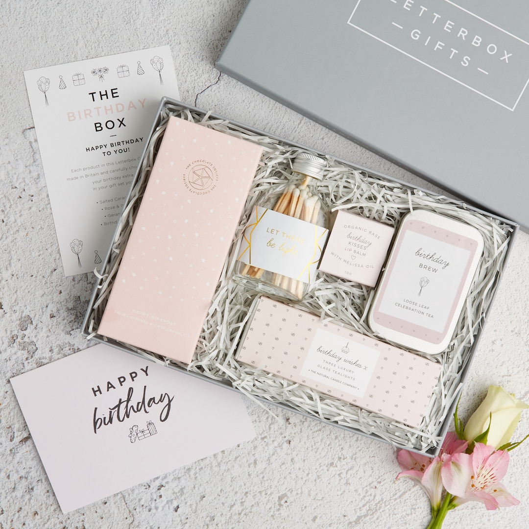 Birthday Letterbox Gift Set Birthday Pamper Hamper for Her Etsy UK