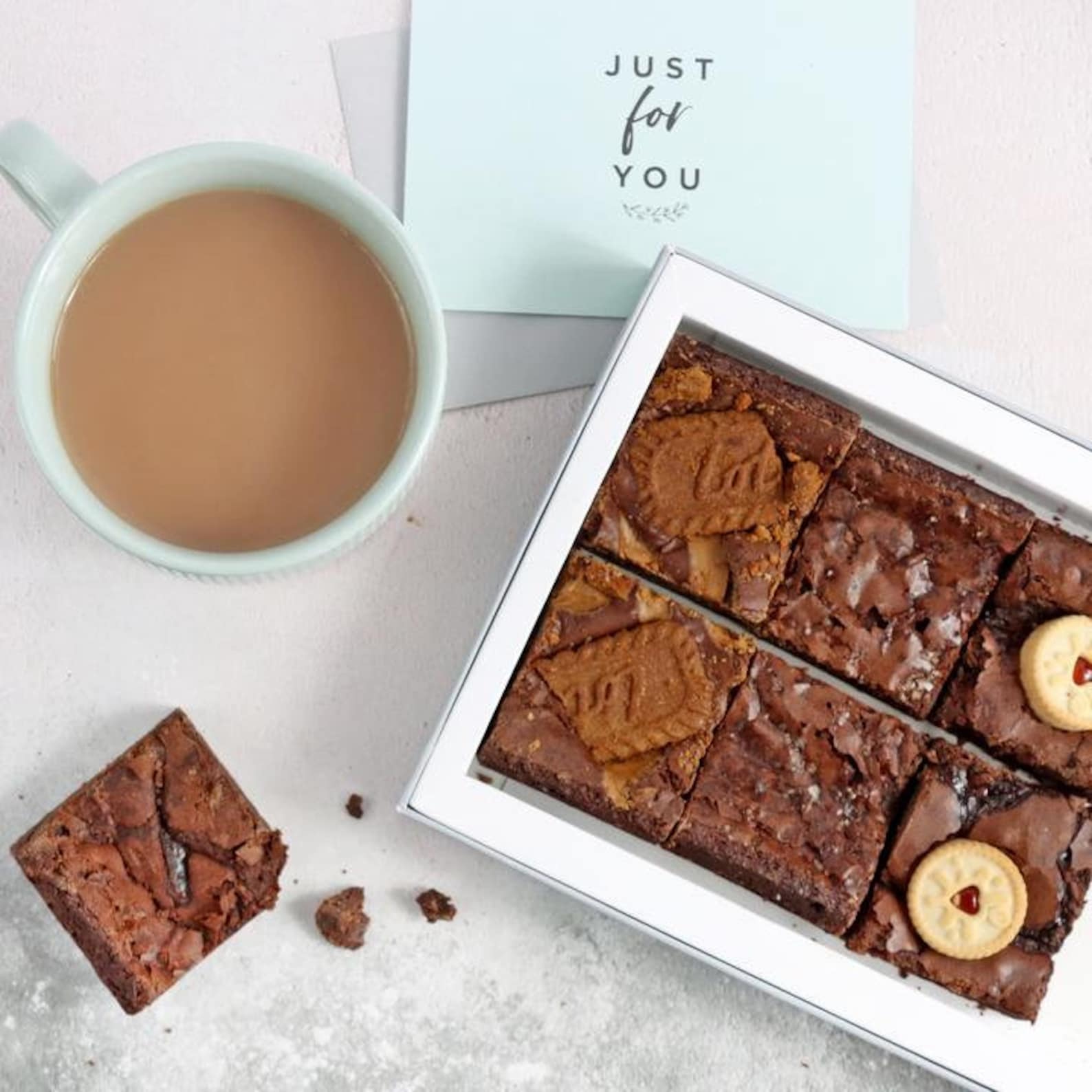 Letterbox Brownies Freshly Baked Chocolate Brownies Etsy