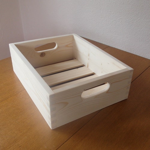 Quart Canning Jar Stackable Wood Crate Etsy