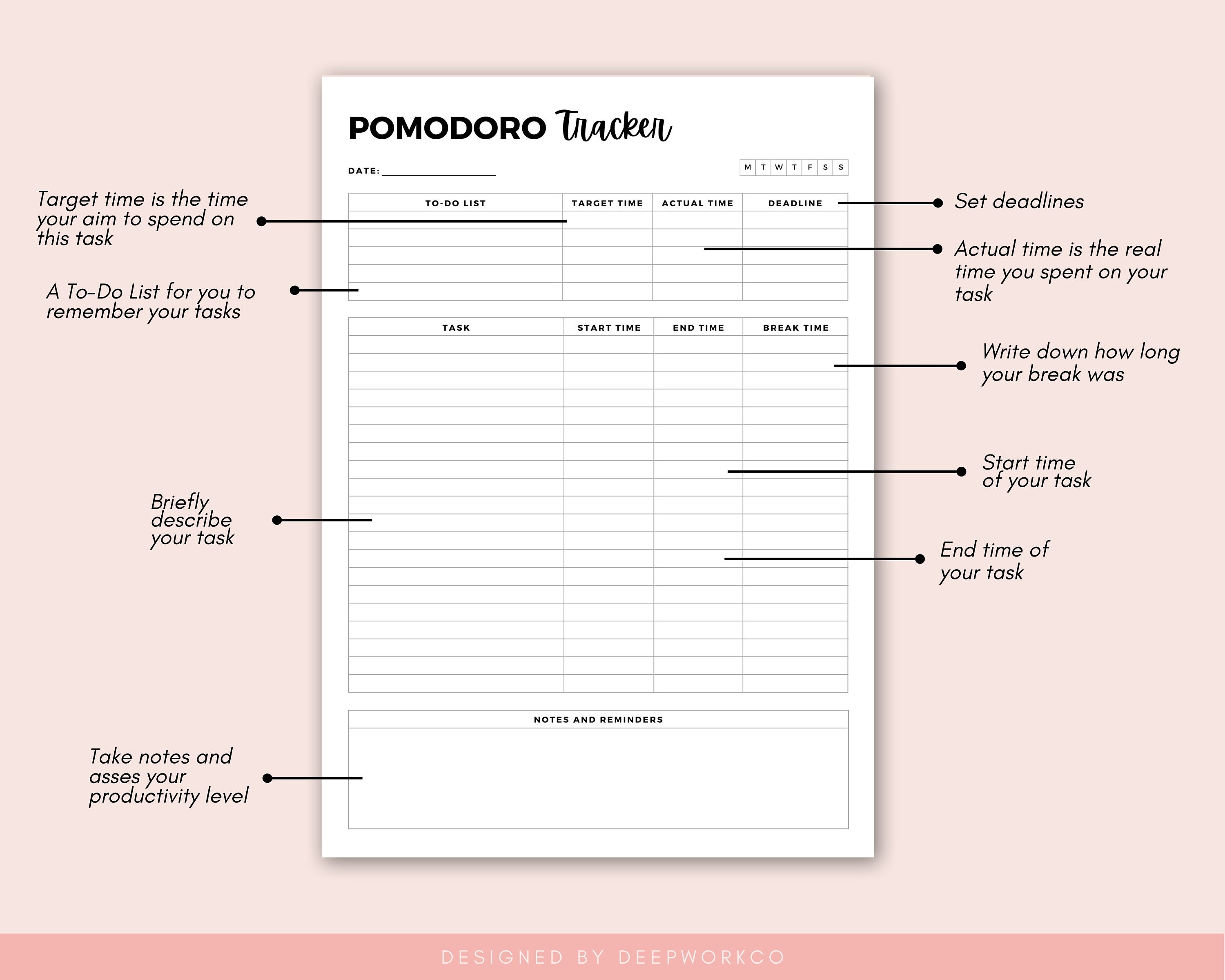 Pomodoro Technique Tracker Vsebucket Pomodoro Technique Tracker Vsebucket