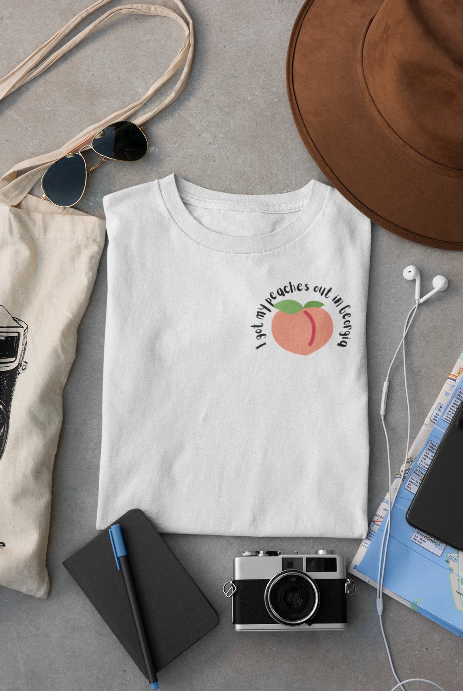 I Get My Peaches Out In The Peach State Shirt Mens Etsy