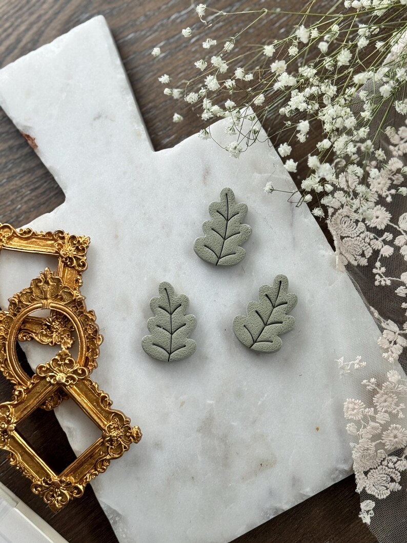 Leaf Clay Magnet Set: Botanical Fridge Magnets, Boho Decor - Etsy