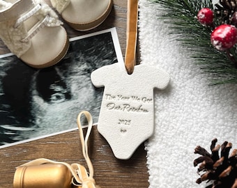 Personalized Rainbow Baby Ornament | Baby’s First Christmas | Baby Shower Gift | Rainbow Baby | New Mom Gift | Pregnancy After Loss Gift