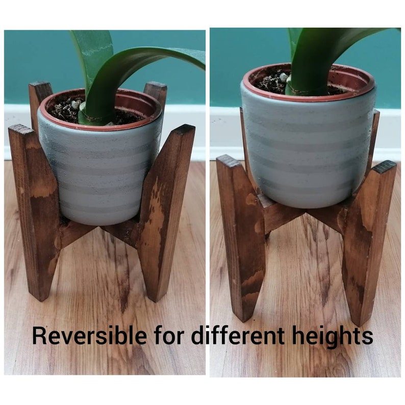 Wooden Plant Stand Handmade solid Pine plant stands in various sizes & colours image 10