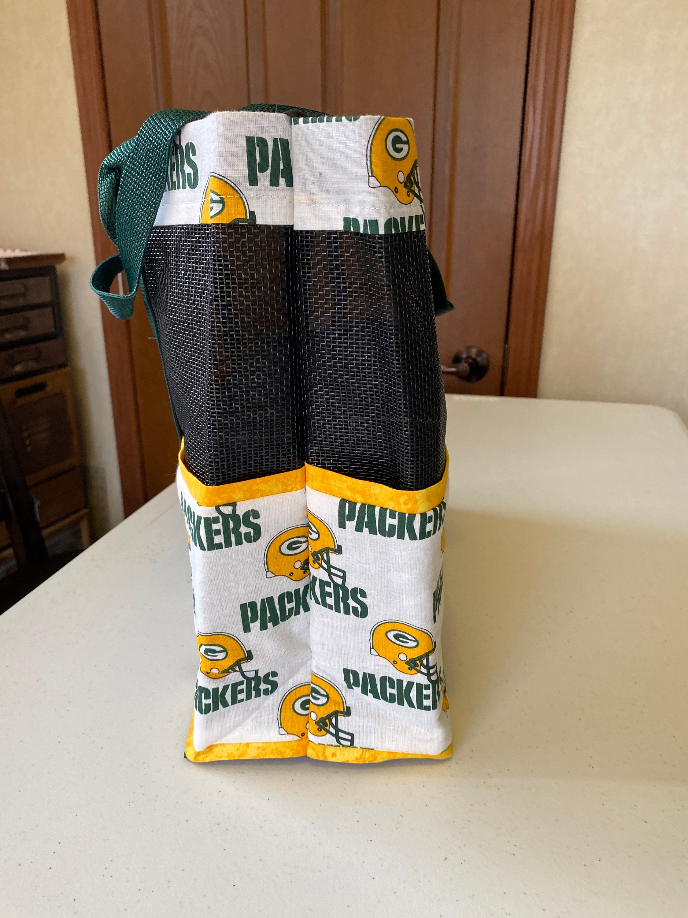 Green Bay Packers Tote Beach Bag Reusable Grocery Bag Etsy UK