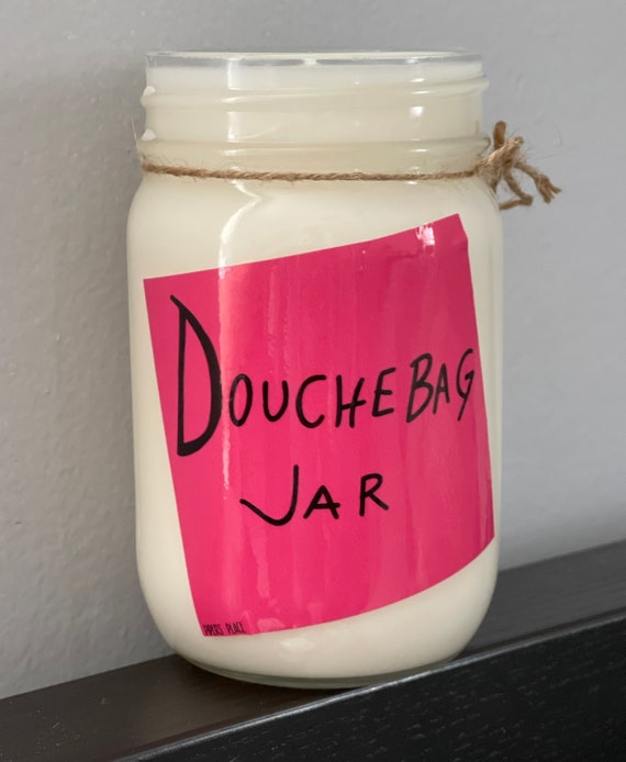 New Girl Douchebag Jar Candle Etsy