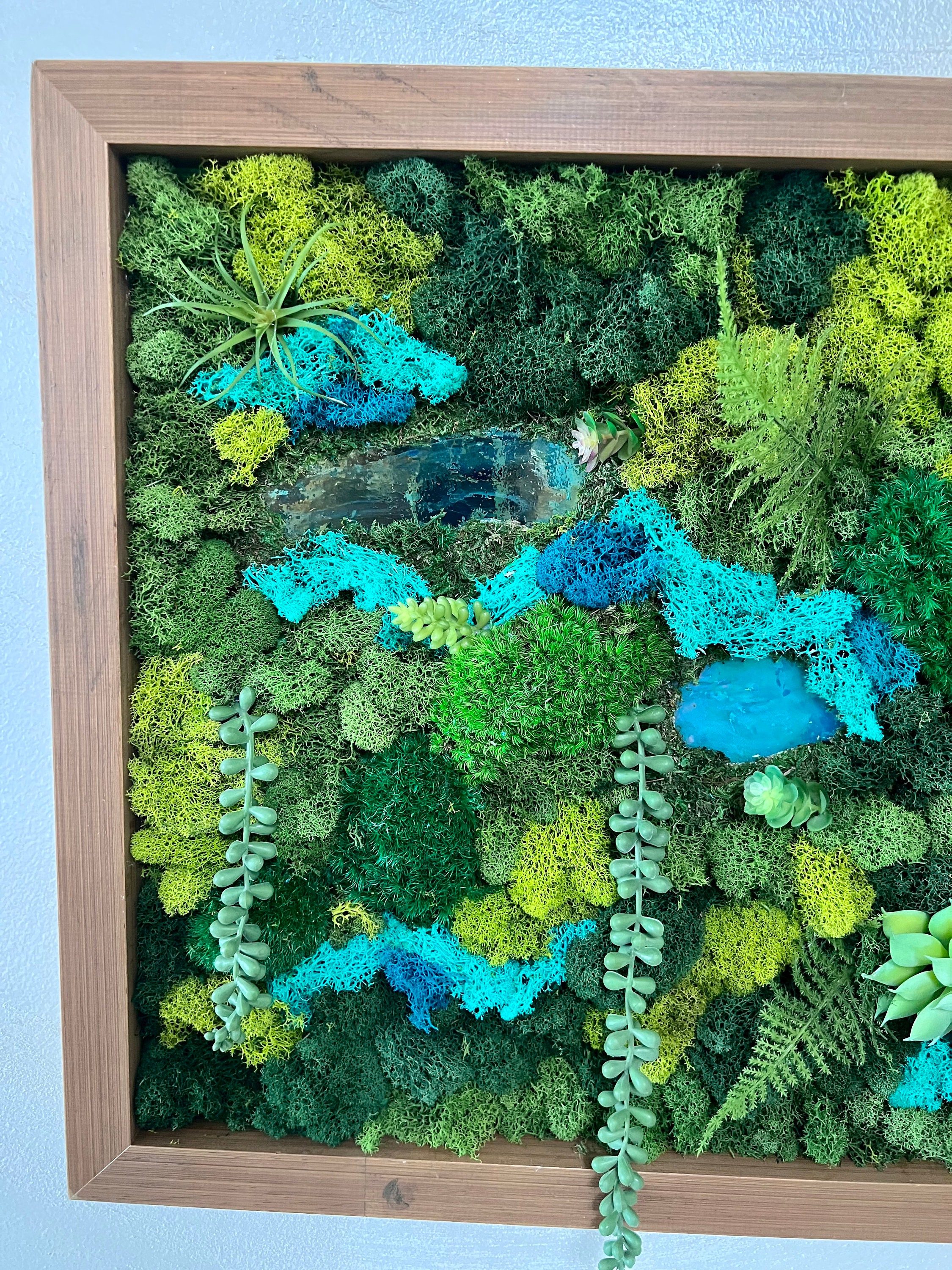 Make Beautiful DIY Moss Wall Art - Artsy Pretty Plants