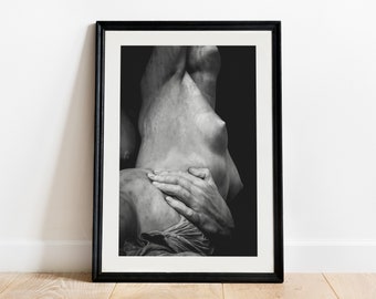 Polyxena Pyrrhus Print, Pio Fedi Marble Detail, Greek Mythology Wall Art