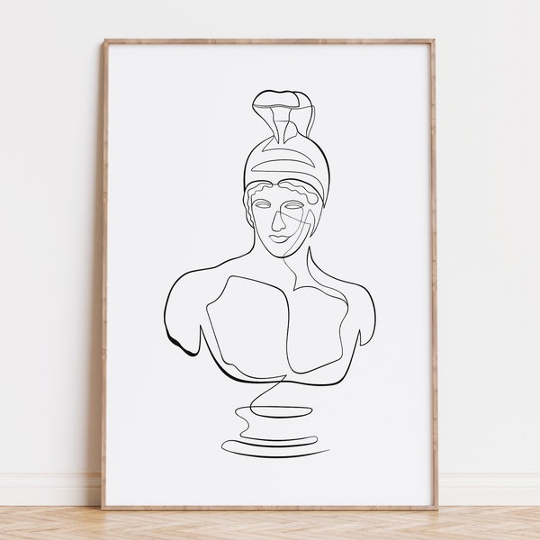 Bust Line Art Etsy