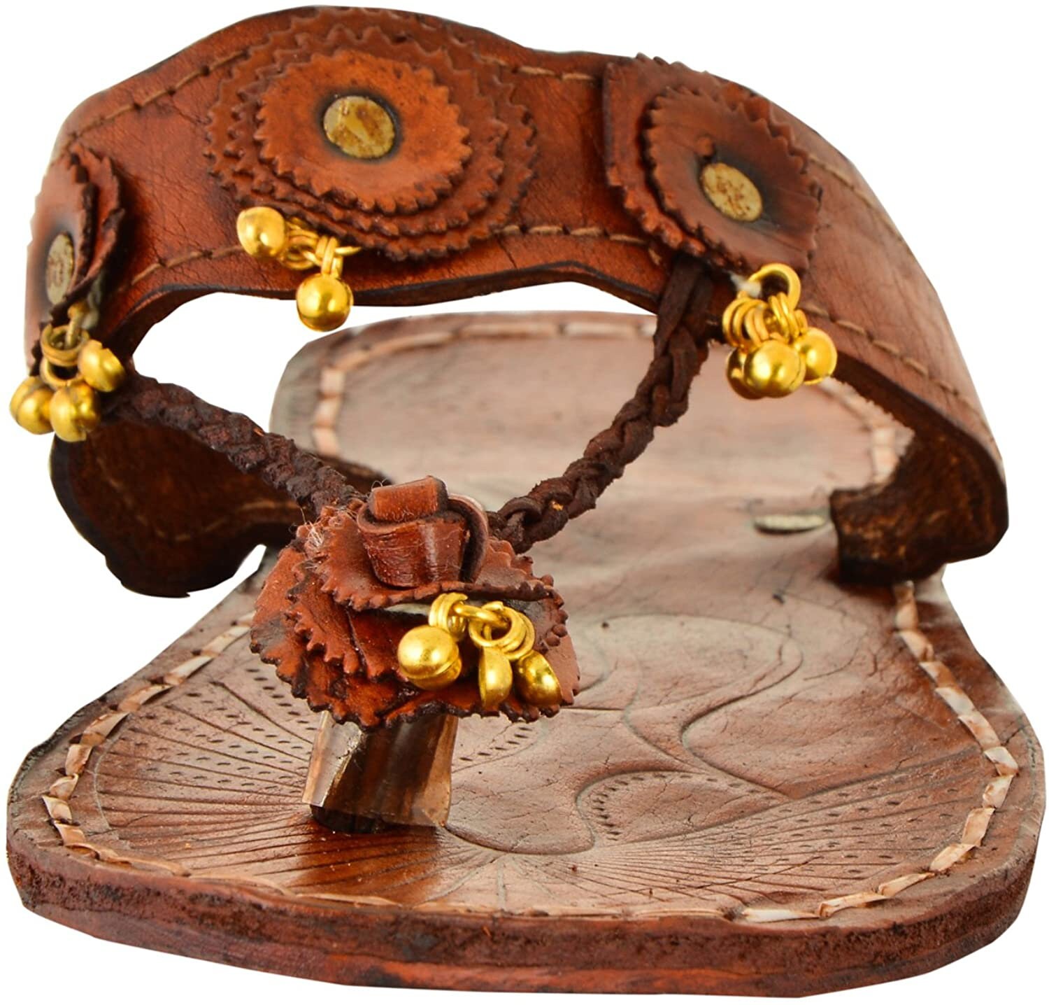 Indian Handcrafted Women Leather Sandals Ladies Sandal Indian Etsy