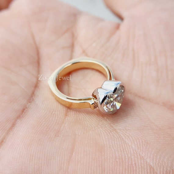 モアサナイト　リング　2ct　ハート　レインボーレッド　フリーサイズ 楽天市場】【お買い物マラソン最大60%OFFクーポン配布