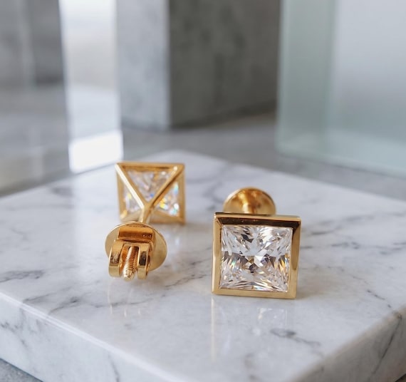 イヤリング ゴールド 18k 刻印 約4.8g ゴールドカラー 金 アクセサリー