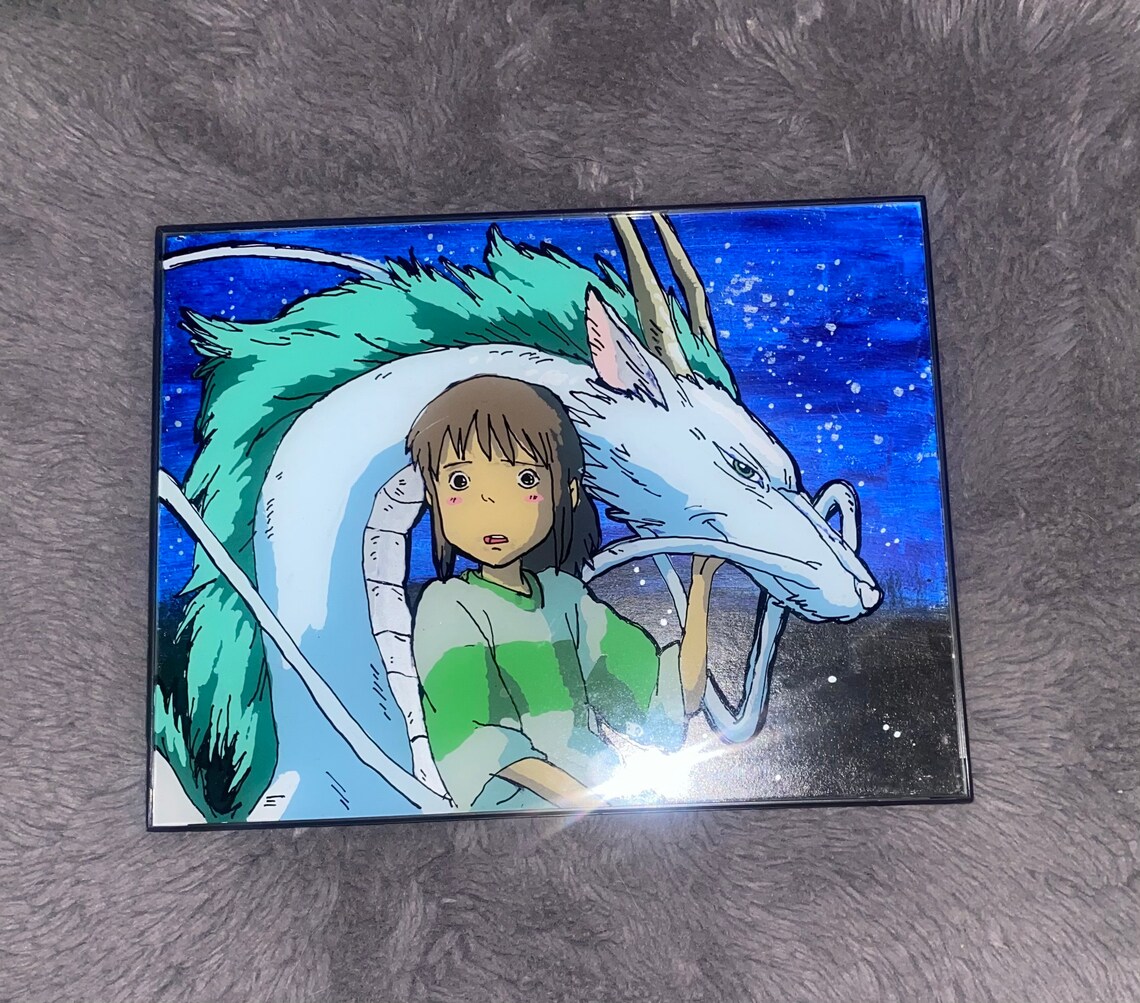 Anime Glass Painting Commission Etsy
