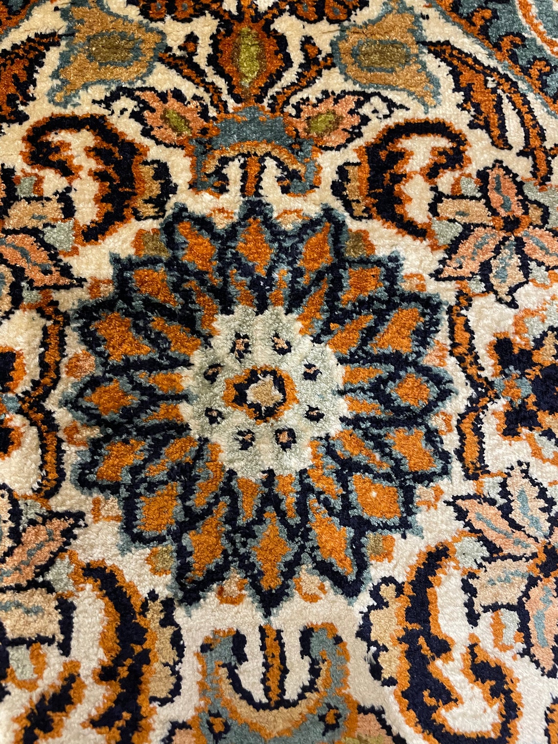 Premium Indian Handcrafted Silk Carpet Natural Silk Carpet Etsy