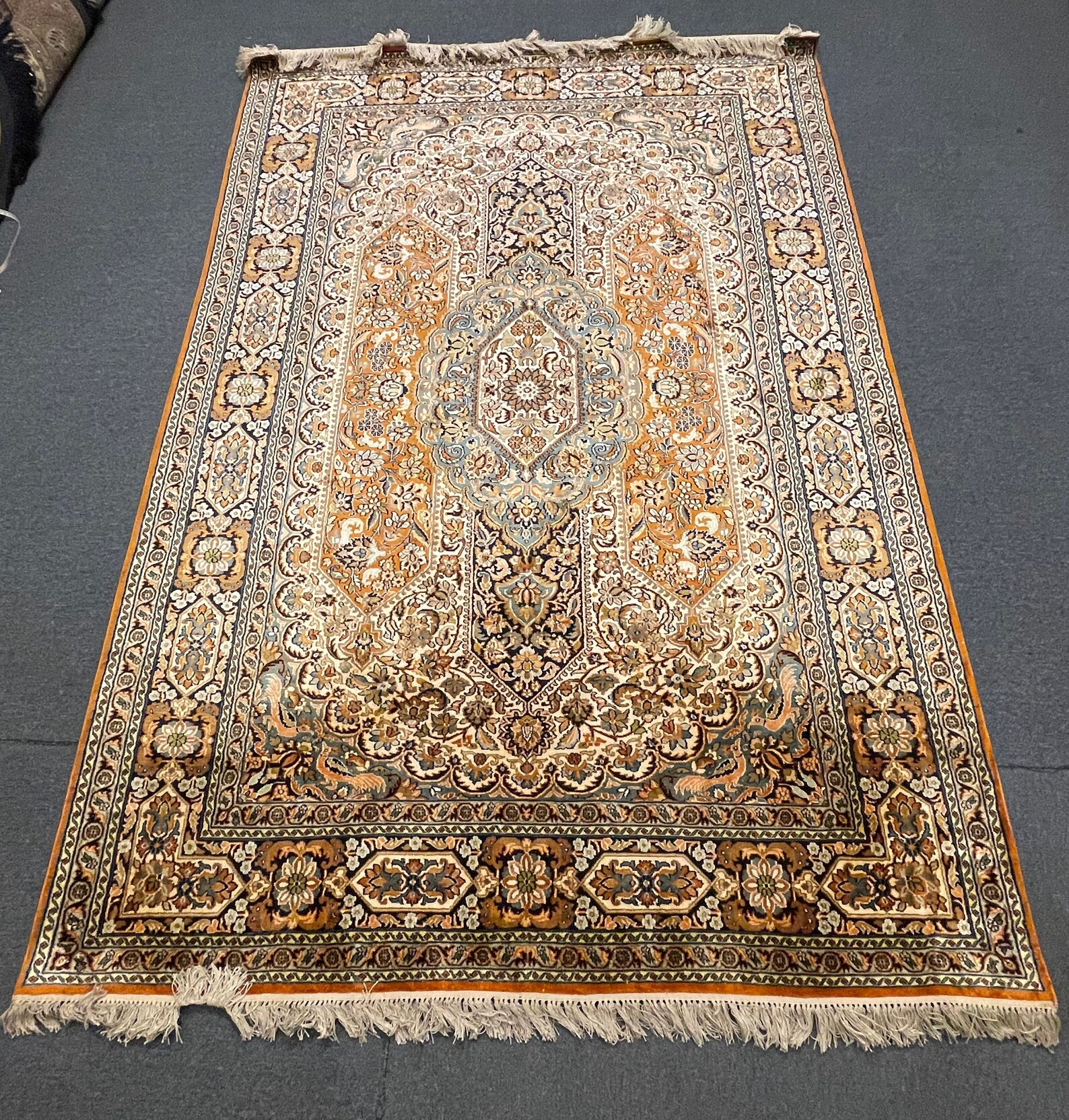 Premium Indian Handcrafted Silk Carpet Natural Silk Carpet Etsy
