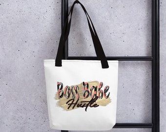 Boss Babe Hustle Tragetasche | Wiederverwendbare Tasche | Autotasche | Umweltfreundliche |