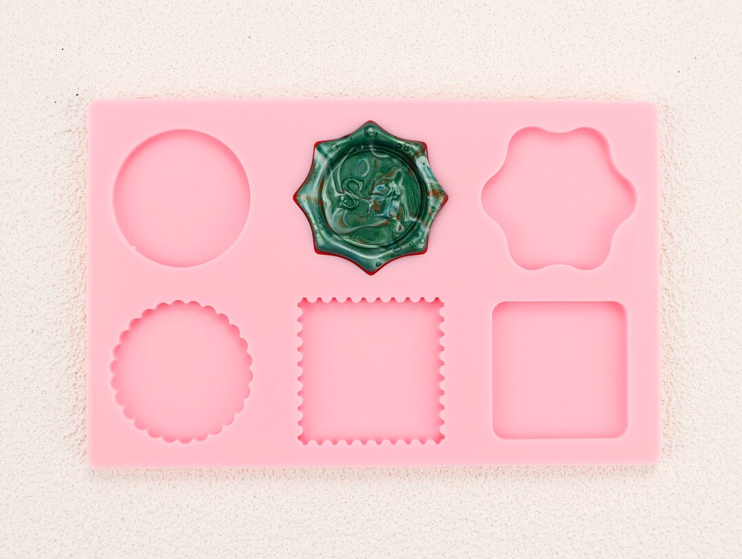 Silicone Wax Seal Pad for Fixing Shape, Wax Seal Mat Mould for Wedding