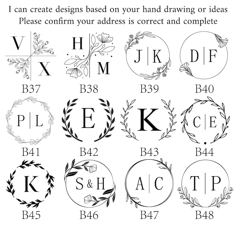 Benutzerdefinierter Wachssiegelstempel für Hochzeitseinladung, personalisiertes Logo-Wachsstempelsiegel, Buchstaben/Anfangswachsstempelset, individuelle Wachssiegelgeschenke Bild 5