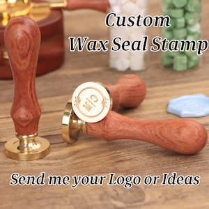 Sello de lacre de latón personalizado, sello de lacre para regalo de boda único, sello de lacre con letras personalizadas, kit de sello de lacre para invitación