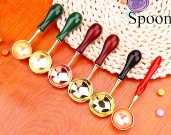 High-quality Wax Seal Spoon, Wax Stamp Spoon for wedding invitation, Wax Spoon Kit, Wax Stove, Wax Seal Stove, Wax bead melting tools