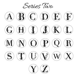 Sello de sello de cera con letras florales de boda, sello de sello de cera con monograma vintage, kit de sello de sello de cera con nombre de familia, sello de cera personalizado para regalo personalizado