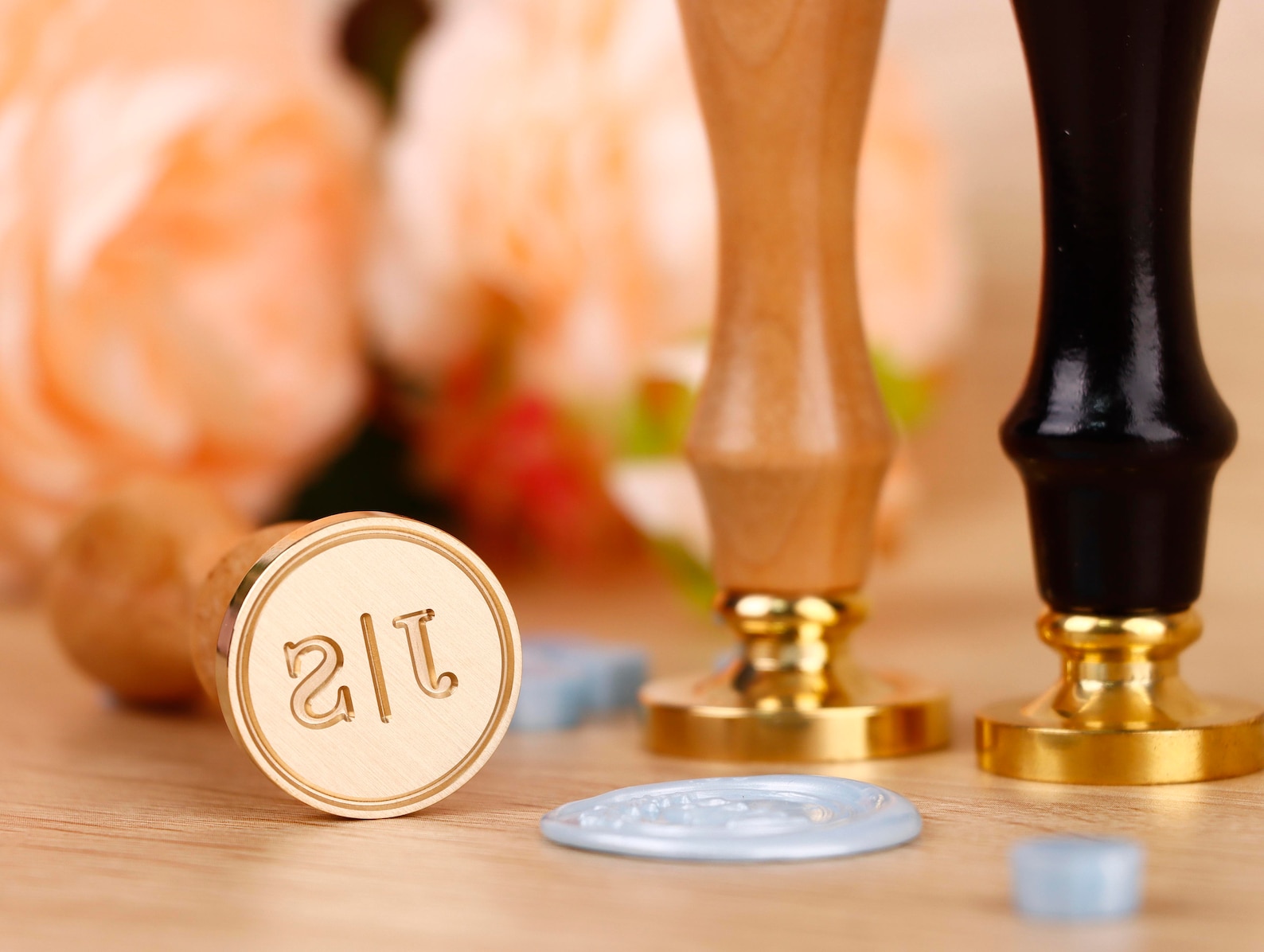 Custom Family Crest Wax Seal Stamp With Name Initial Or Totem Style 9 main image 0