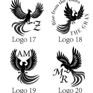 Custom Phoenix Logo Wax Seal Stamp Kit, Phoenix Wax Seal Stamp, Fantasy Seal Stamp, Personalized Wax Seal Phoenix Rising Gift, Bird Drawing
