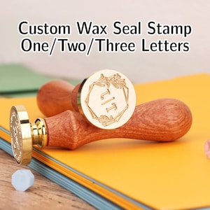 Carimbo de cera personalizado para convite de casamento, Carimbo de cera personalizado para presentes, Kit de carimbo de cera para carta, Kit de carimbo de cera para casamento