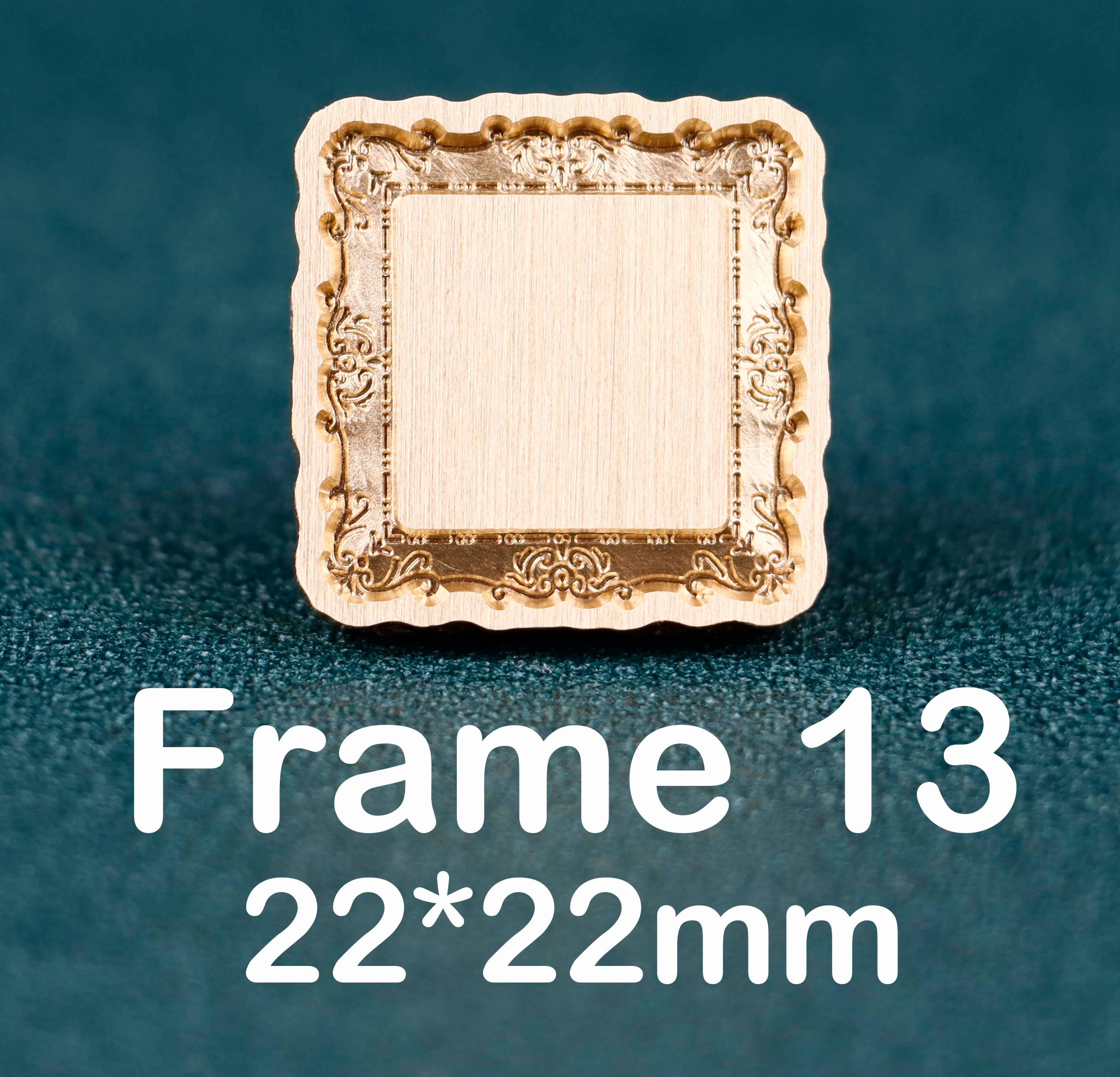 3D Wachssiegel-Stempel Set – Vintage Rahmen-Stempel Mit 200 Wachsperlen, Löffel & Stifte Für Einladungen