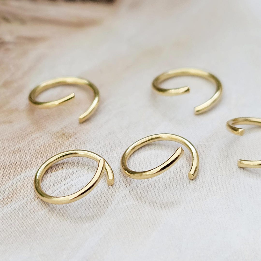 8 Mm Stainless Steel Connecting Rings, 25 Pieces, Open, Pre-bent, Easy ...