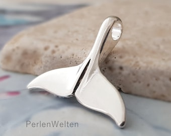 3x pendentif queue de baleine Fluke fermoir aileron de baleine pendentif aileron pendentif en argent grand oeillet hommes femmes fermoir de bracelet maritime