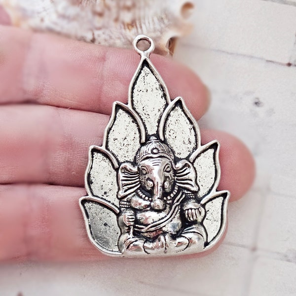 Ganesh XL Anhänger Kettenanhänger Ganesha Elefantengott Indien Ethno Hippie