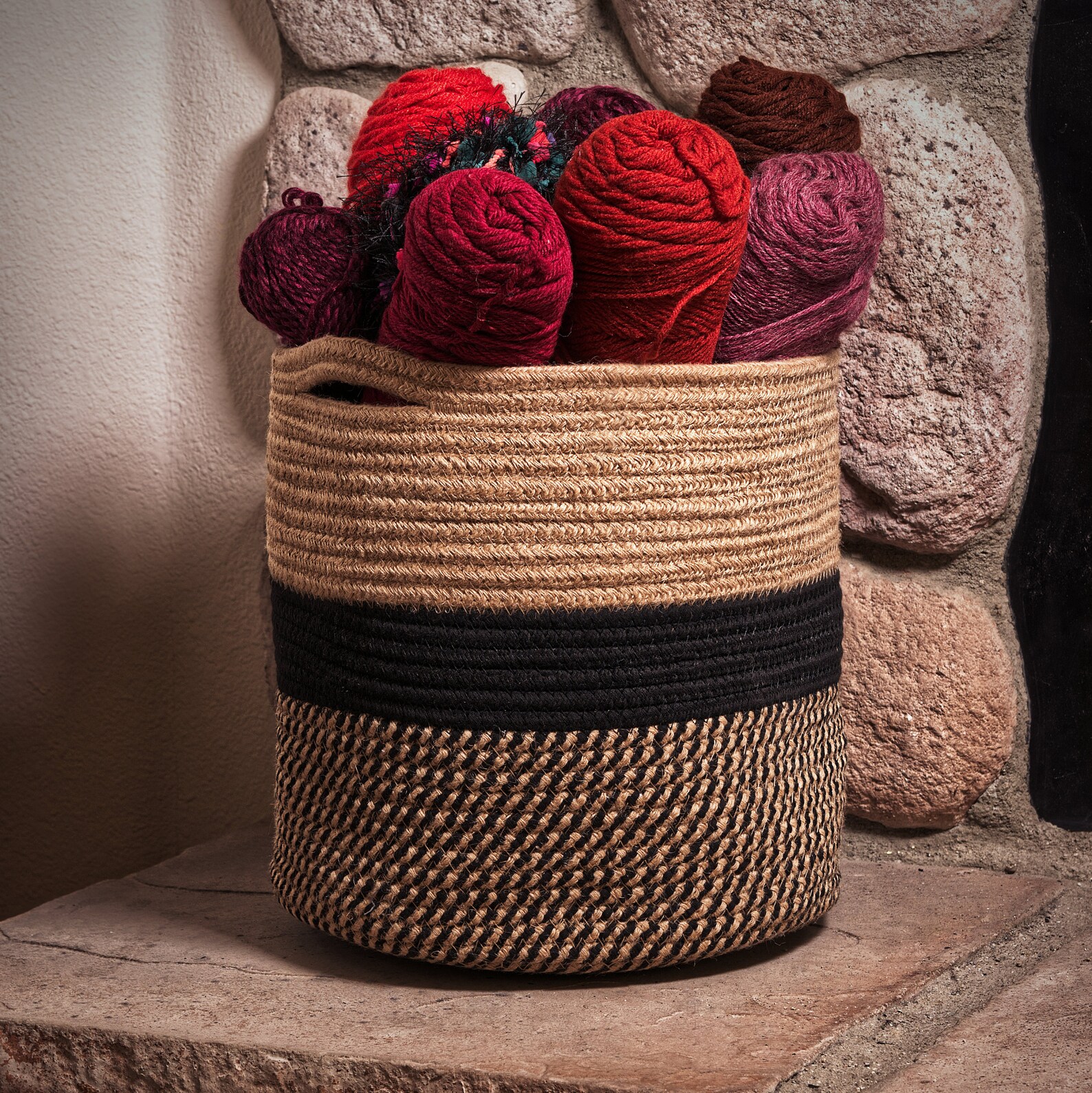 Hand Woven Cotton Rope Plant Basket 11x11 for Etsy