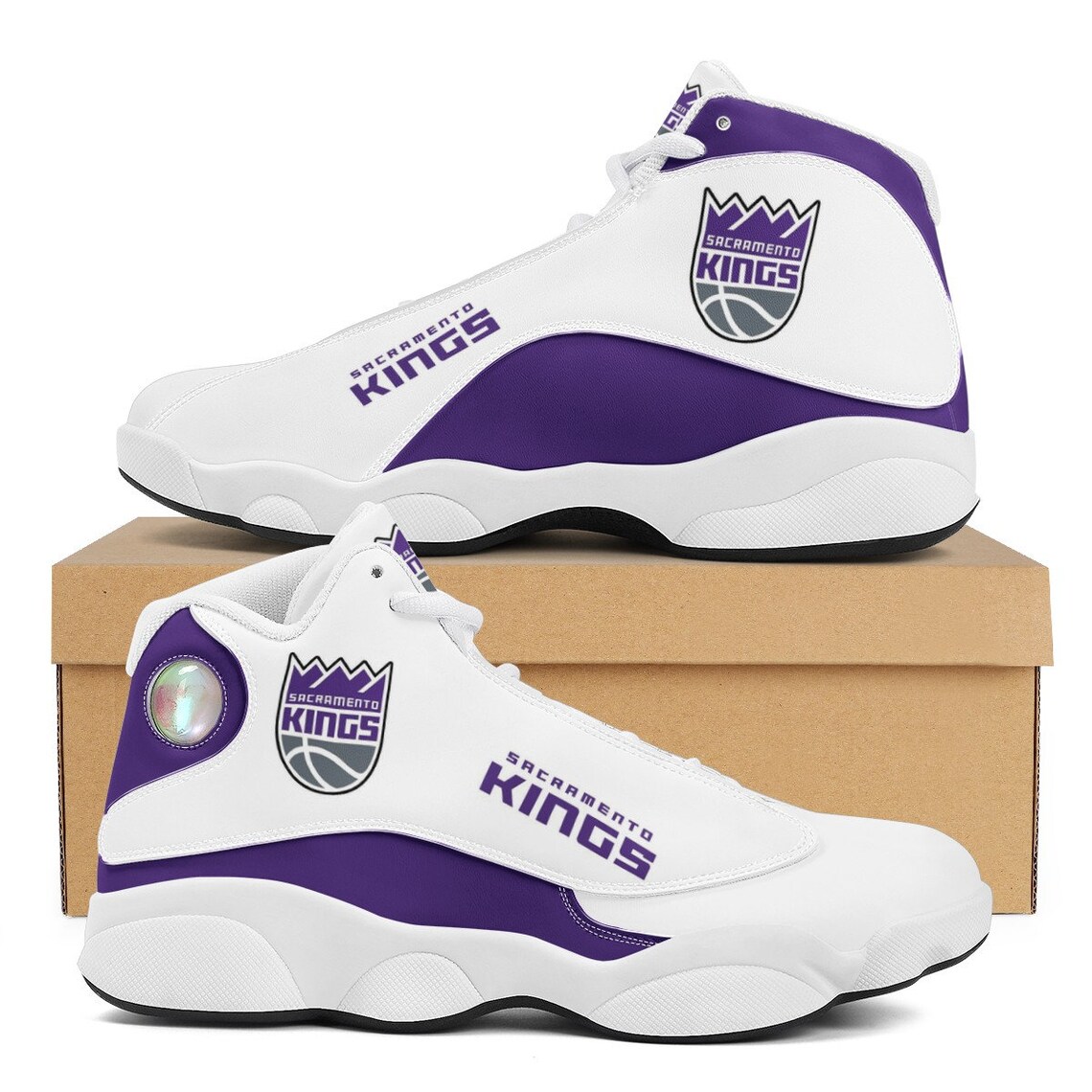 Sacramento Kings NBA Custom ShoesCustom SneakersCustom