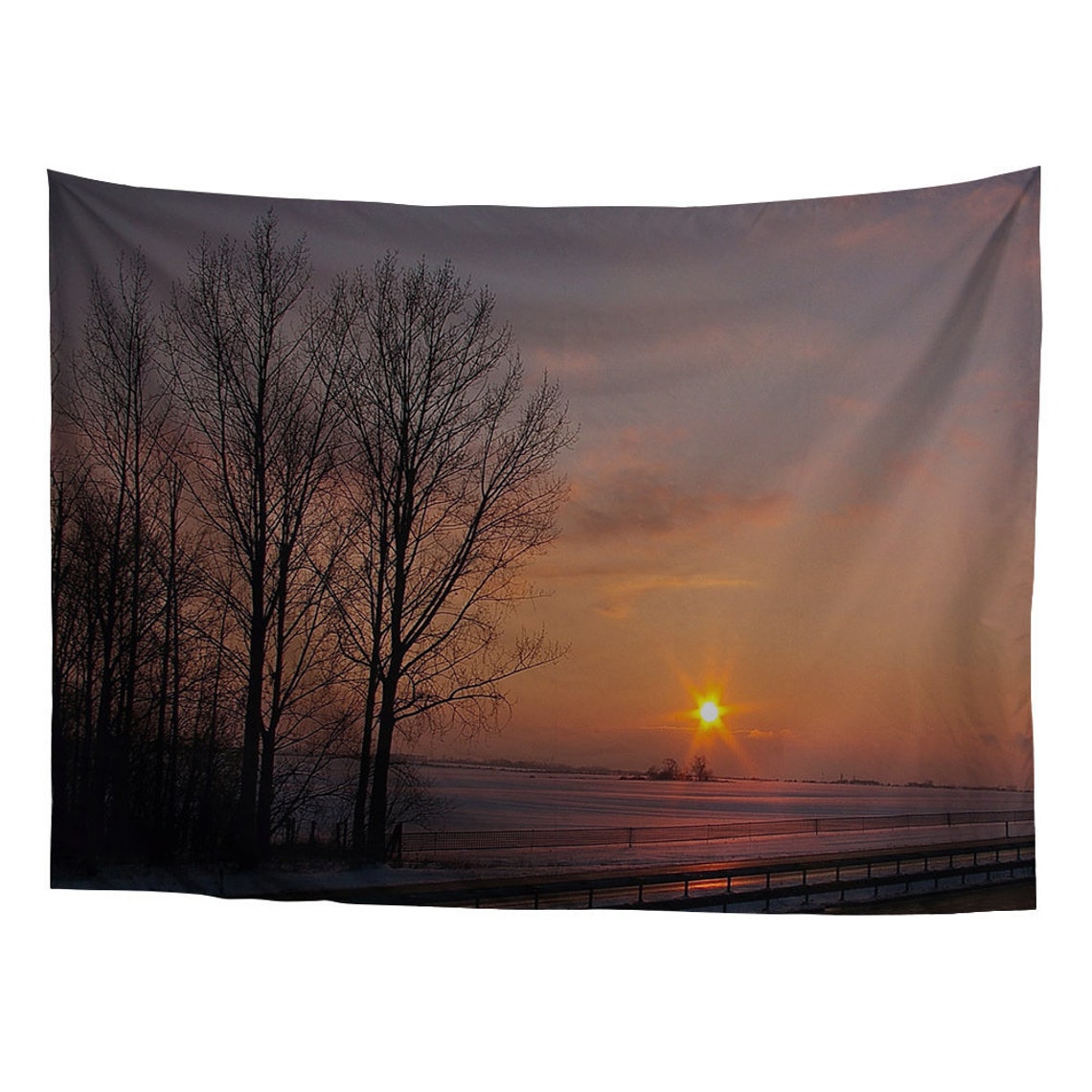 Sunset Scenery Tapestrytapestry wall hangingcustom Etsy