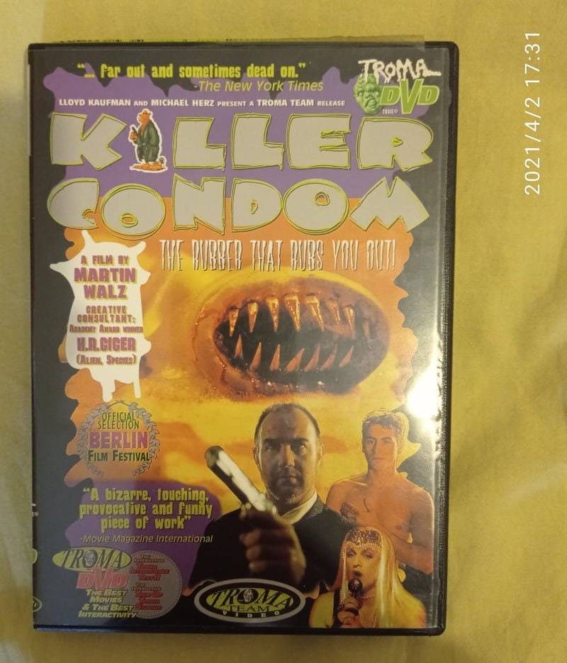 Killer Condom by Troma Films 1993 Etsy