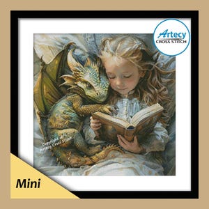 Modèle de point de croix Mini Dragon Tales : point de croix fantaisie (PDF)