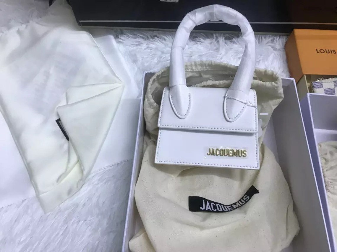 Genuine leather jacquemus mini bags | Etsy