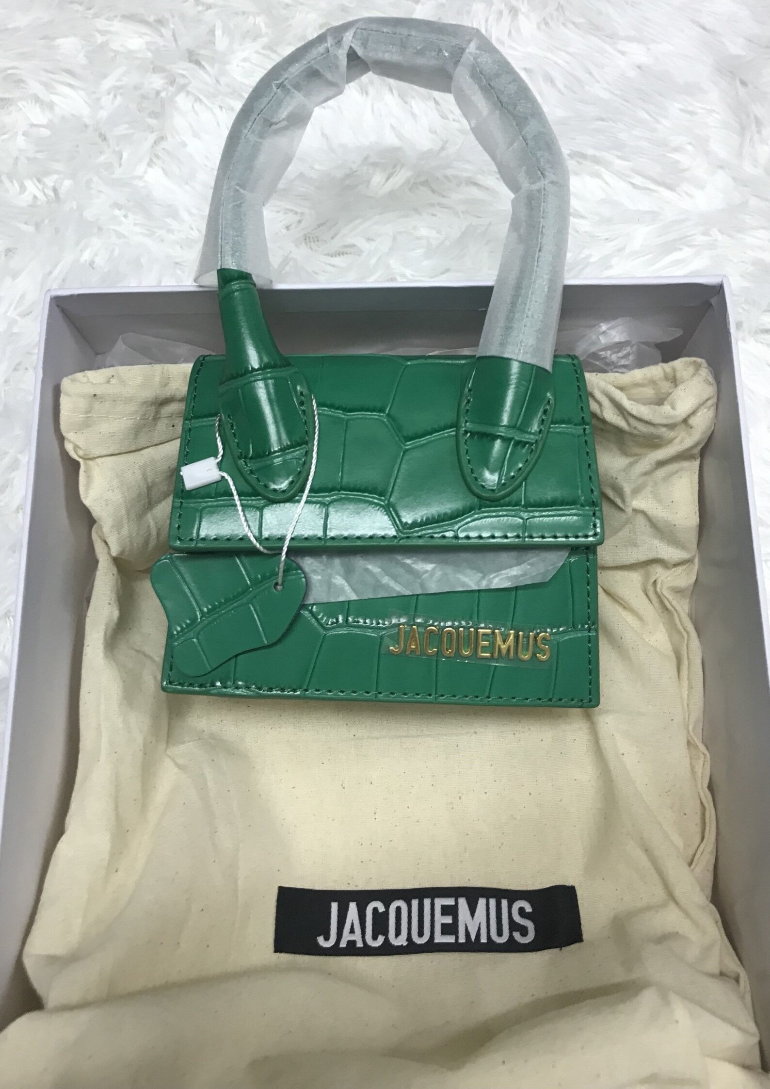 Genuine leather jacquemus mini bags Etsy