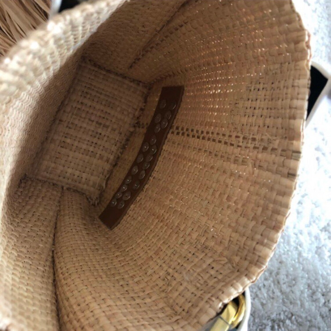 Jacquemus straw cross body bag Etsy