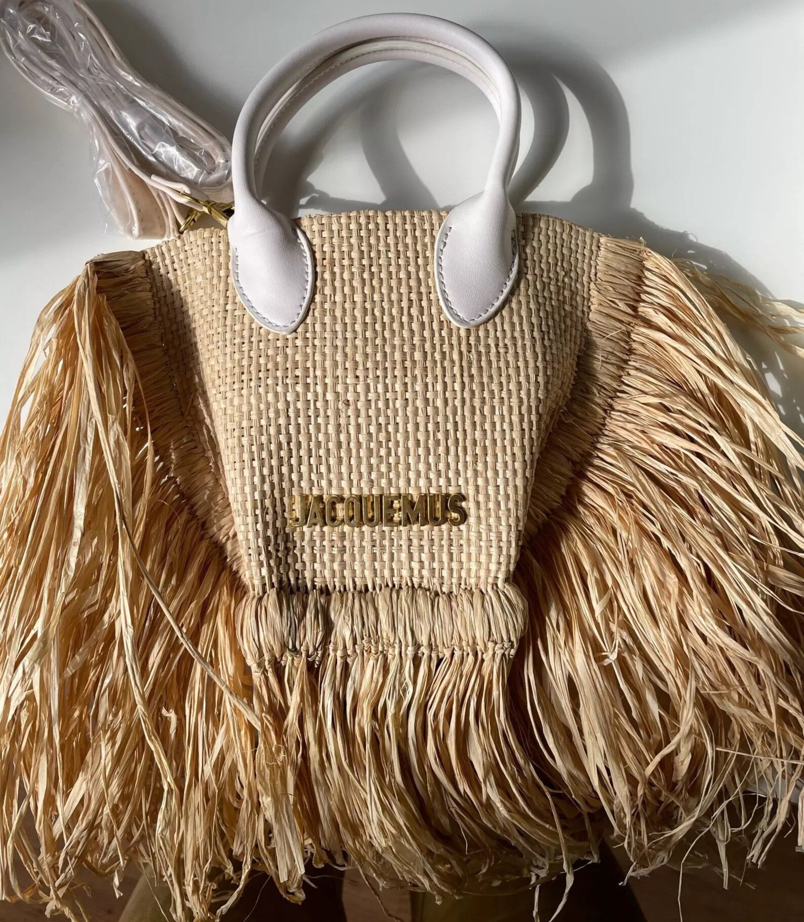Jacquemus straw cross body bag Etsy