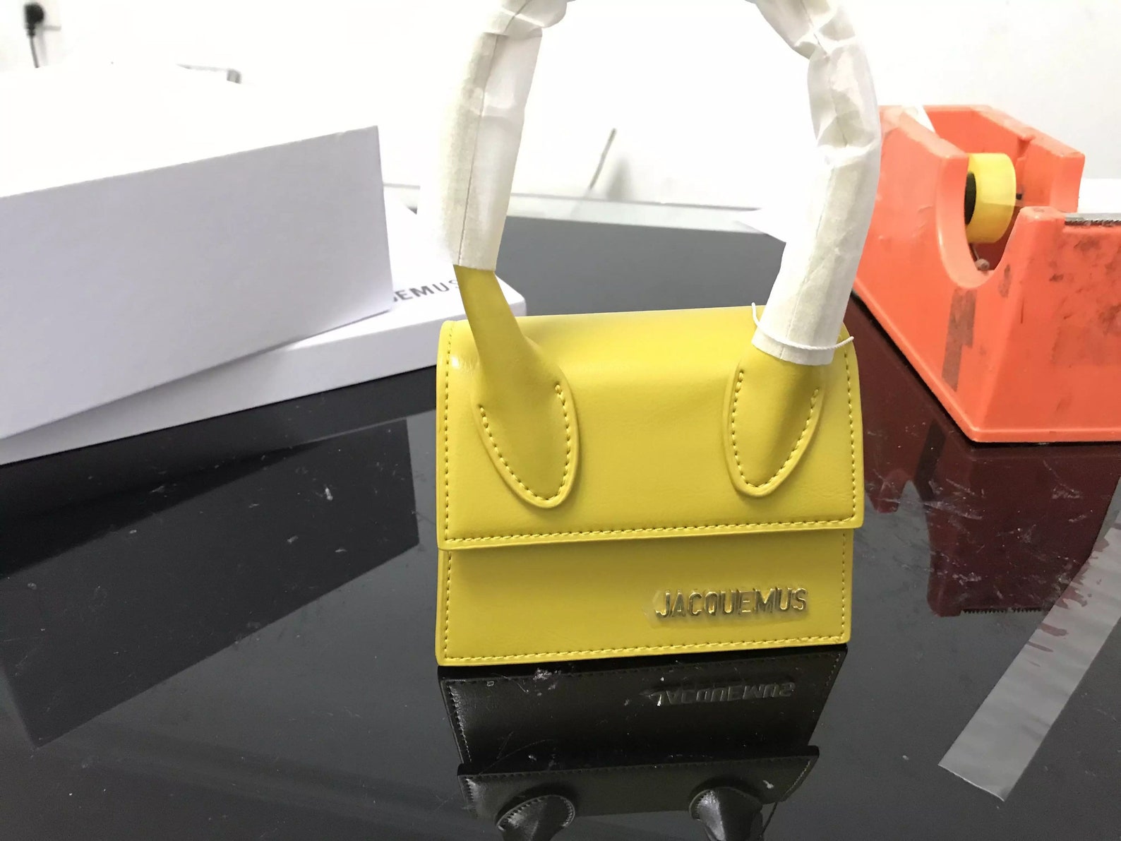 Genuine leather jacquemus mini bags Etsy