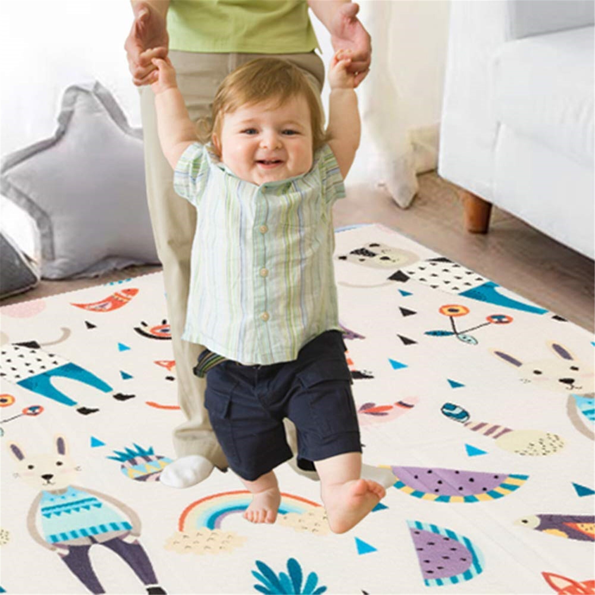 Extra Large Foam Playmat for Infants Waterproof DoubleSided Etsy