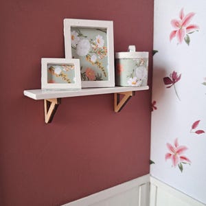 Dollhouse shelf for decorating 1/6 and 1/12 scale. Shelving unit for Barbie, Maileg, Blythe, custom made