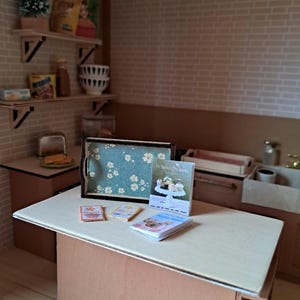 Puppenhaus-Küchendekoration im Maßstab 1:12